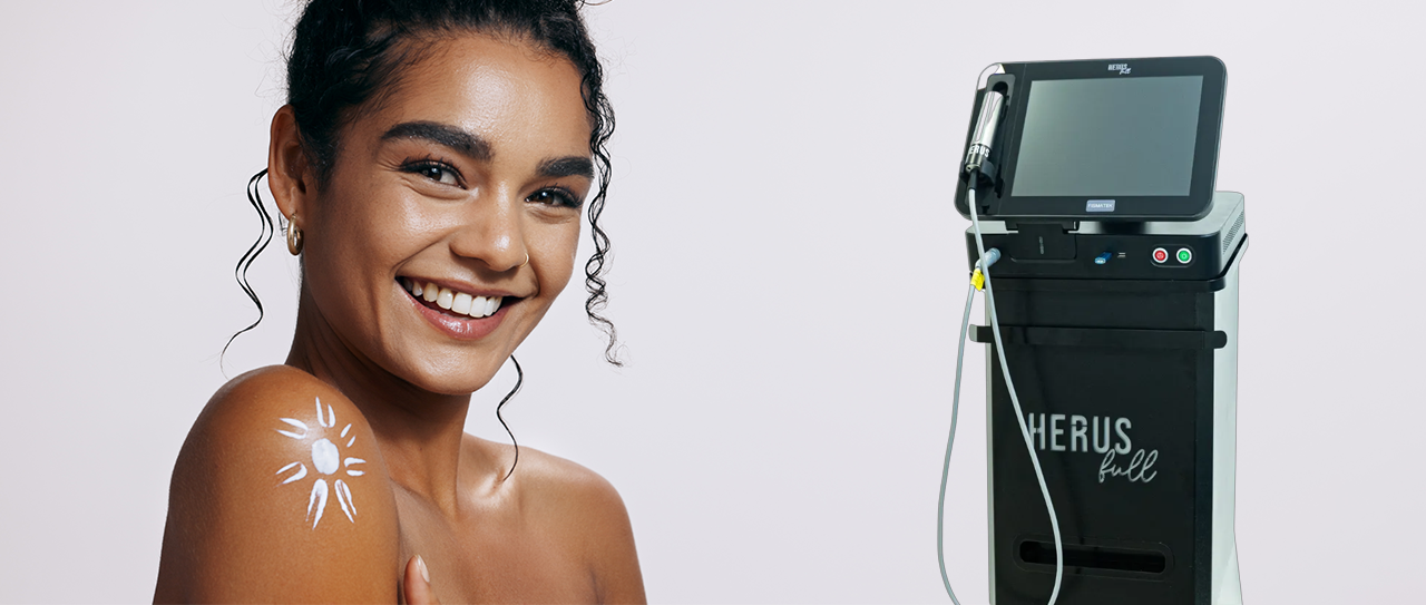 Pele bonita no verão: protocolos em cabine com HERUS FULL!